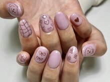 インク(inc)/手描き 色鉛筆ネイル