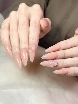 ベラーネイルズバー(Bella nails BAR)/チップ長さだし+ワンカラー