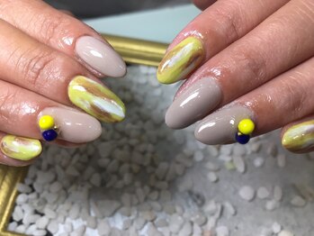 ネイルサロン ビビ(bibi)/秋色ネイル