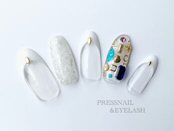 プレス ネイルアンドアイラッシュ(PRESS NAIL&EYELASH)/海の宝石箱