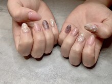 エンジェリック カラーズ(Angelic colors)/ピンクシェルネイル♪