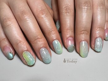 ネイルサロン トゥデイ 心斎橋店(Today)/volume art ¥10300→¥6800