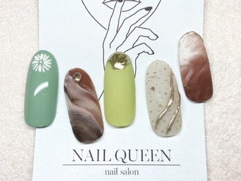 ネイルクイーン(Nail Queen)/夏ニュアンスミラー♪¥8800