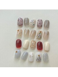 クリスマスネイル