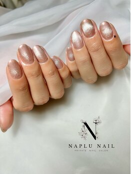 ナプラネイル(Naplu nail)/キラキラ　マグネットネイル