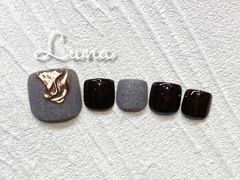 ネイルアンドまつ毛エクステ ルーナ イオンモール東久留米店/フット定額8900円