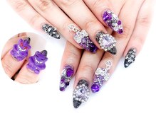 ネイルコレクション ベビーピンク(Baby Pink)/３Ｄキャラ☆ゲンガー：ポケモン