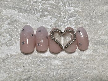ネイルサロン メイプル(Nail Salon maple)/ベービーブーマ＆くり抜きハート