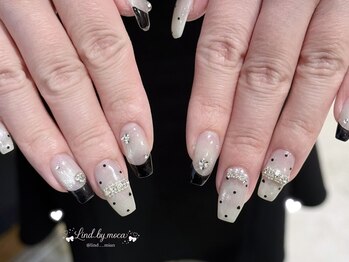 リンドネイル バイ モカ アンド ララ(Lind nail by moca and LaLa)/【mian】ドットネイル