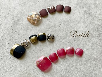 バティックネイル 川崎店 ネイル アイラッシュ(Batik Nail)/フットネイルサンプル