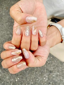 ネイルサロン ソル(Sol)/ニュアンスネイルも大人気