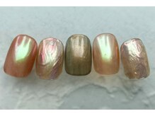 グラッドネイル 銀座店(GLAD nail)/ニュアンスオーロラネイル