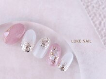 ルークネイル 恵比寿店(LUKE NAIL)/シェルホログラムネイル　春夏秋