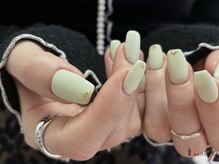 アイネイルズ 吉祥寺店(I nails)/ピスタチオマットハートネイル