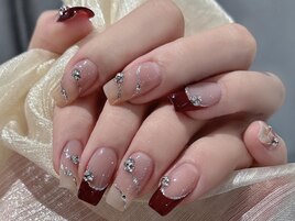 透明感が絶妙なレッドフレンチ