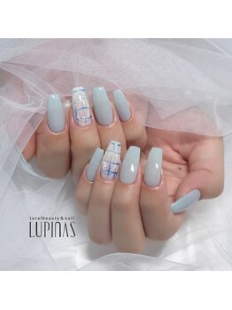 ルピナス(LUPINAS)/チェックネイル