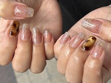 ラグ ネイル(RAG nail)/フラッシュネイル/べっ甲