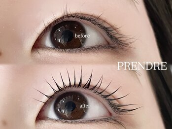 プランドール 京都店(PRENDRE)/まつ毛が太く長くなるパーマ