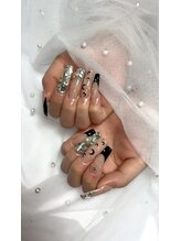 メラク 大阪難波(merak)/ツイードネイルブライダルネイル