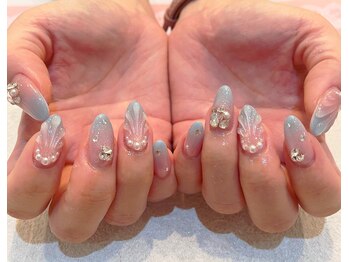 シャイン ネイルアンドアイラッシュ(Shine Nail & Eyelash)/マーメイドネイル
