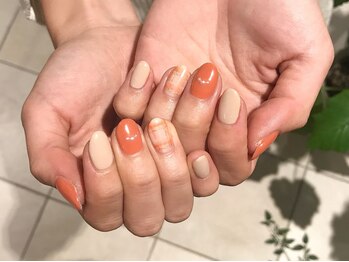 ネイルズ ララ(nails Lala)/テラコッタ。
