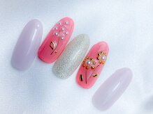 マノアネイル アシヤ(MANOA NAIL ASHIYA)/【パラジェル】春 定額サンプル