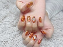ネイルアンドアイラッシュサロン エスポアール(nail&eyelash salon espoir)/べっ甲×ミラー