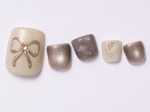 アイ ネイルズ 天神店(I nails)/グレージュミラー　￥8800