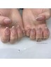 【nail】ハンド　オフ＋ラメグラデーションコース￥4500