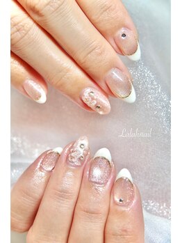 ララァネイル(Lalah Nail)/お客様ネイル☆3dフラワー