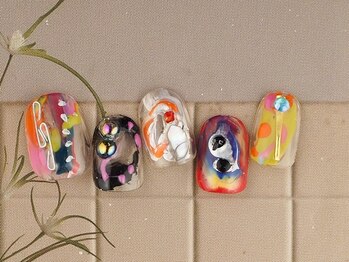 ゆびノさき/カラフル奇抜