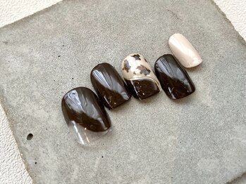 カラ ネイル 中津店(calla nail)/レオパード大人デザイン