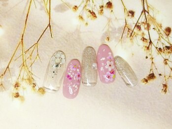 ネイルライフ(NailLife)/桜ネイル