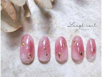 ラフネイル(Laugh nail)/シンプルアート ¥7700
