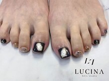 ネイルスタジオ ルキナ(LUCINA)/H-802天然石風ニュアンスネイル