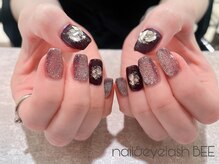 ネイルビー 銀座店(Bee)/パープルネイル