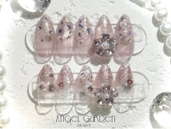 エンジェルガーデン 青山店(Angelgarden)/新作キラキラフラワーデザイン