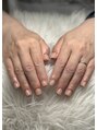 サンクネイル アンド ビューティ(SANQ NAIL & beauty) シンプルなスキンカラーネイル