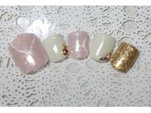 ネイルサロン リリオ(Nail Salon Ririo)/ローズクォーツ風ネイル