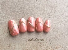 ミー(miii)/ニュアンスミラーネイル