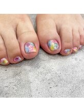 エトワール 御器所店(Etoile)/カラフルフットネイル