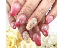 ダブルネイル(Double Nail)/（堀川）クリスマスネイル