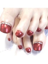 ネイルサロン アテナ(Athena)/持ち込みアート/ミラーネイル