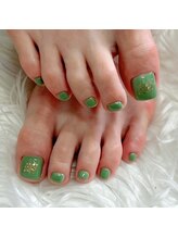 ネイルズ アヴァンティ(Nails Avanti)/フットワンカラー親指アート付