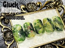 グリュックネイル/【メンズ】デザインネイル ¥8000