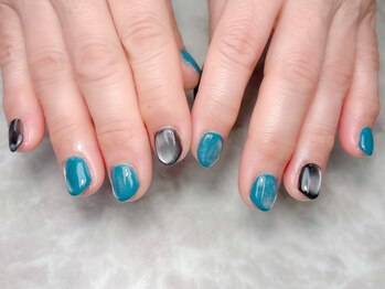 ブリスフルハピネス(Blissful happiness)/2色マグネットネイル