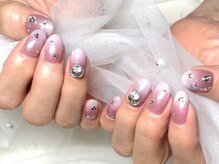 ネイルサロンブリス(nail salon Bliss)/☆大人可愛い！ワンホンネイル☆