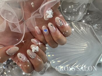 クロスサロン(CROSS &nbsp;SALON)/美フォルムネイル有料パーツ有り