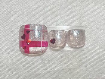 ナナズネイル 西小倉店(NANA's Nail)/冬フット定額デザイン