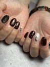【定額】透け感×ネイビーマグ
